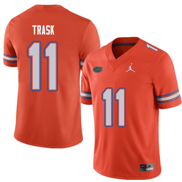 Jordan Brand Men #11 Kyle Trask Florida Gators College Football Jerseys Orange